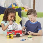 Hasbro Play-Doh Wheels Fire Truck Toy With 5 Non-Toxic Colours E6103 5010993597338