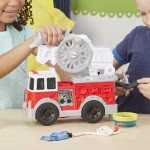 Hasbro Play-Doh Wheels Πυροσβεστικό Όχημα Με 5 Μη-Τοξικά Χρώματα E6103 5010993597338
