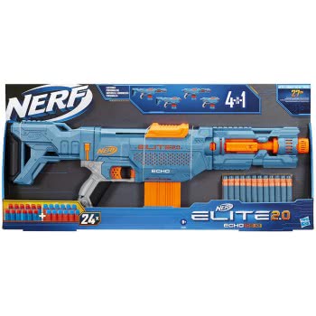 Hasbro Nerf Elite 2.0 Echo Cs-10 Blaster – 24 Official Nerf Darts E9533 5010993729173