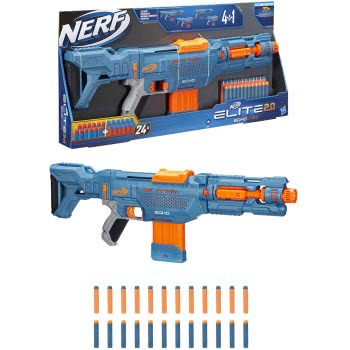 Hasbro Nerf Elite 2.0 Echo Cs-10 Blaster – 24 Official Nerf Darts E9533 5010993729173