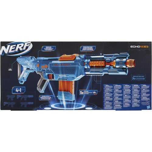 Hasbro Nerf Elite 2.0 Echo Cs-10 Εκτοξευτής Με 24 Βελάκια E9533 5010993729173