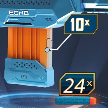 Hasbro Nerf Elite 2.0 Echo Cs-10 Blaster – 24 Official Nerf Darts E9533 5010993729173