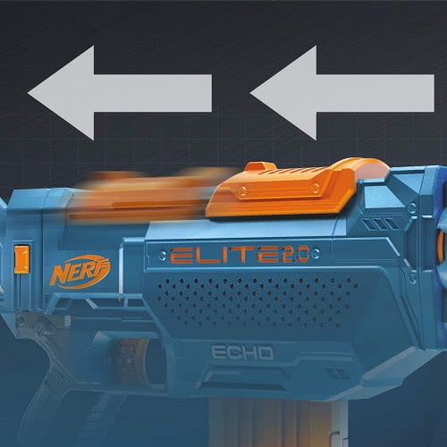 Hasbro Nerf Elite 2.0 Echo Cs-10 Blaster – 24 Official Nerf Darts E9533 5010993729173