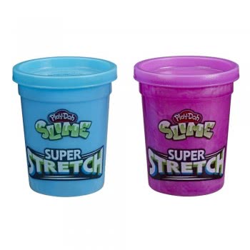 Hasbro Play-Doh Super Stretch Purple And Blue Pack E9444 / E6888 5010993768554