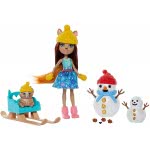 Mattel Enchantimals Snowman Face-Off With Sharlotte Squirrel Και Walnut Dolls Ζωάκι GJX35 / GNP16 887961875249