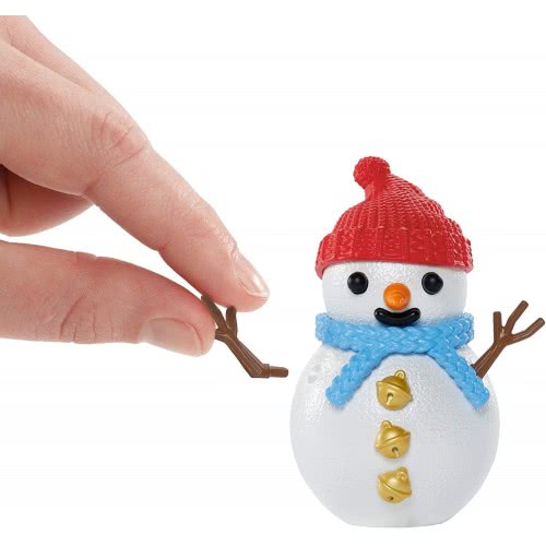 Mattel Enchantimals Snowman Face-Off With Sharlotte Squirrel Και Walnut Dolls Ζωάκι GJX35 / GNP16 887961875249
