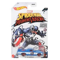 Mattel Hot Wheels 1:64 Marvel Spiderman Ultimate Venom Venomized Captain America GDG83 / GJV26 887961818154