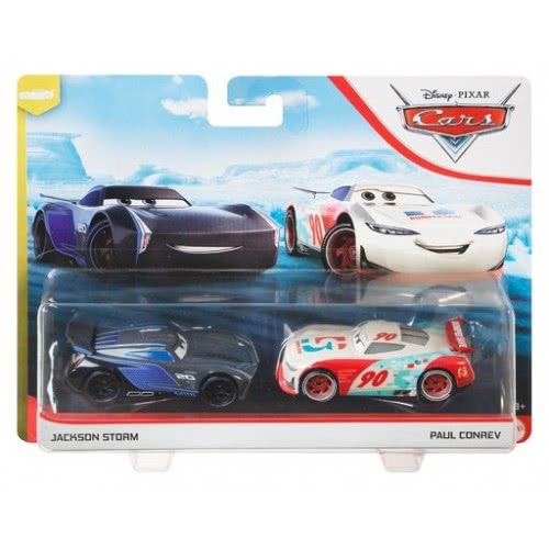 Mattel Disney/Pixar Cars 3 Hit And Run Jackson Storm And Paul Conrev DXV99 / GKB81 887961822748