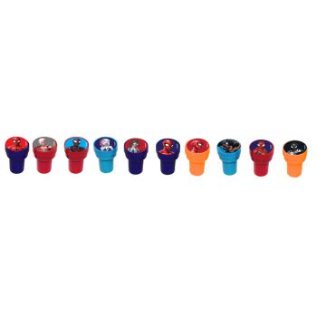 Diakakis imports Spiderman Stamps - 10 Designs 000500934 5205698485381
