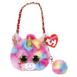 ty Fashion Fantasia Plush Mini Purse Unicorn Multicolor 1607-95215 008421952151