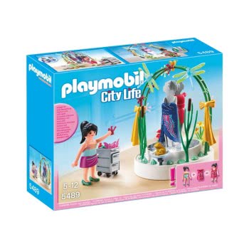 Playmobil Διακοσμήτρια Με LED Βιτρίνα Ρούχων 5489 4008789054890