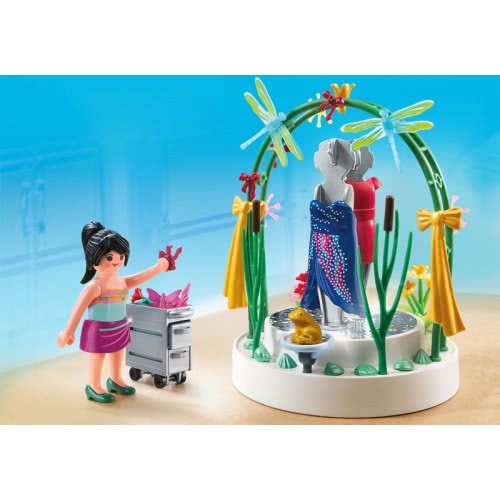 Playmobil Διακοσμήτρια Με LED Βιτρίνα Ρούχων 5489 4008789054890