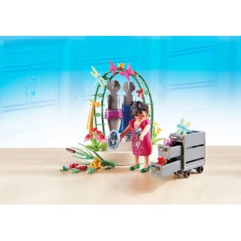 Playmobil Διακοσμήτρια Με LED Βιτρίνα Ρούχων 5489 4008789054890