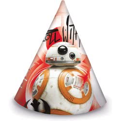 PROCOS Star Wars Episode 8 - The Latest Jedi Party Hat (6 Pieces) 089148 5201184891483
