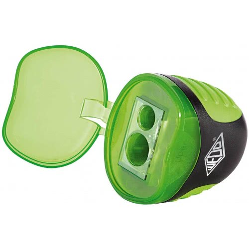 Pelikan Wedo Pencil Sharpener – Black, Blue, Green, Pink, Plastic) 52210102 4003801807638