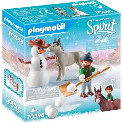 Playmobil Spirit Riding Free Snow Time With Snips And Senor Carrots 70398 4008789703989