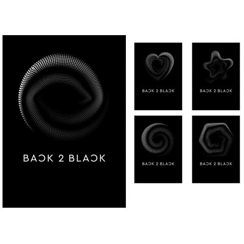 A&G PAPER Back 2 Black Τετράδιο Σπιράλ Α4 5 Θεμάτων 150 Φύλλων - 5 Σχέδια 32093 5203296320936