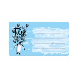 A&G PAPER Fly And Run Ετικέτες Αυτοκόλλητες 4 Φύλλα 45X80 Εκ. - 1 Τεμάχιο 35261 5205616352610