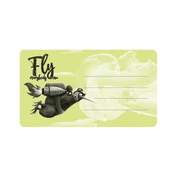 A&G PAPER Fly And Run Ετικέτες Αυτοκόλλητες 4 Φύλλα 45X80 Εκ. - 1 Τεμάχιο 35261 5205616352610