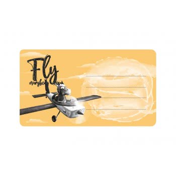 A&G PAPER Fly And Run Ετικέτες Αυτοκόλλητες 4 Φύλλα 45X80 Εκ. - 1 Τεμάχιο 35261 5205616352610