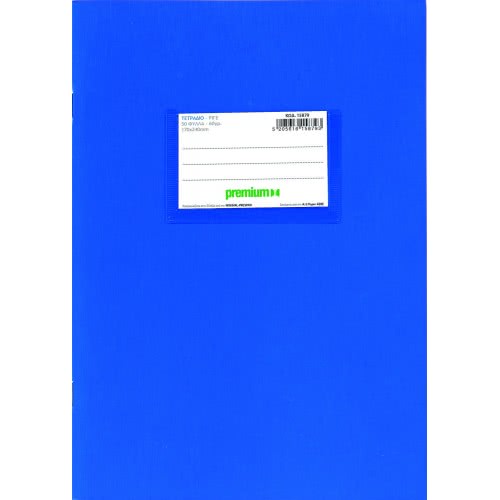 A&G PAPER Premium Τετράδιο Καρφίτσα 60 Φύλλα - Μπλέ 26276 5205616262766