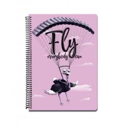 A&G PAPER Τετράδια Fly A4 4 Θεμάτων 120 Φύλλα - 5 Σχέδια 34703 5203296347032