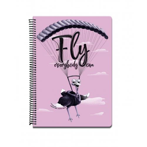 A&G PAPER Τετράδια Fly A4 4 Θεμάτων 120 Φύλλα - 5 Σχέδια 34703 5203296347032