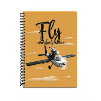 A&G PAPER Τετράδια Fly A4 4 Θεμάτων 120 Φύλλα - 5 Σχέδια 34703 5203296347032