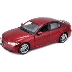 Bburago 1:24 Alfa Romeo Giulia Vehicle 18/21080 RED 4893993210800