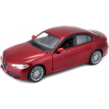 Bburago 1:24 Alfa Romeo Giulia Vehicle 18/21080 RED 4893993210800