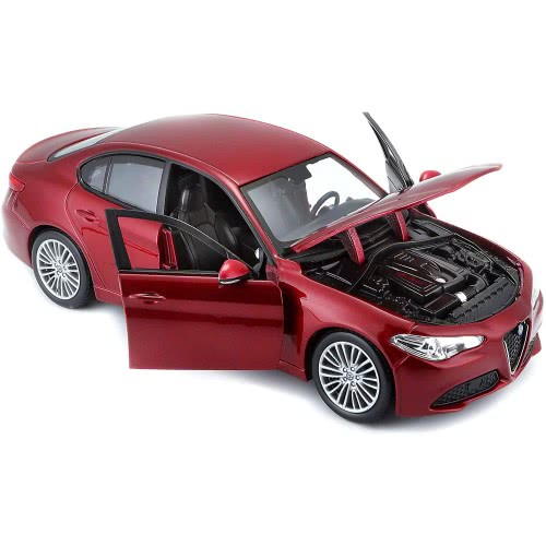 Bburago 1:24 Alfa Romeo Giulia Vehicle 18/21080 RED 4893993210800