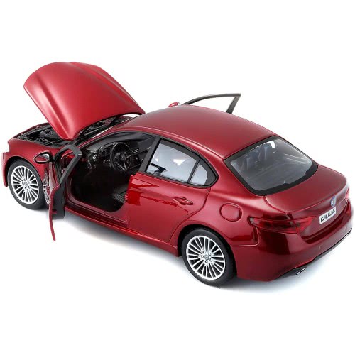 Bburago 1:24 Alfa Romeo Giulia Vehicle 18/21080 RED 4893993210800