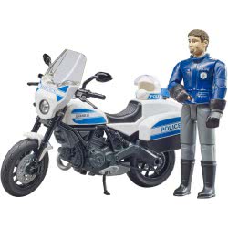 bruder Scrambler Ducati Police Bike Μηχανή Αστυνομίας Με Αναβάτη 62731 4001702627317