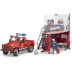 bruder Πυροσβεστικό Τμήμα Με Land Rover Και Πυροσβέστη 62701 4001702627010