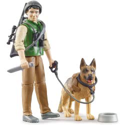 bruder Forest Ranger With Dog And Equipment 62660 4001702626600