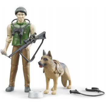 bruder Forest Ranger Κυνηγός Με Σκύλο Και Εξοπλισμό 62660 4001702626600