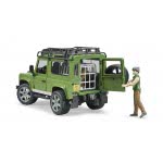 bruder Τζίπ Land Rover Με Κυνηγό, Σκύλο Και Εξοπλισμό 02587 4001702025878