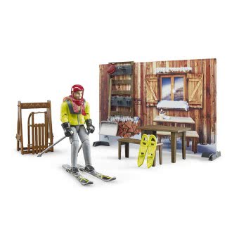 bruder Σαλέ Με Snowmobile Και Αναβάτη 63102 4001702631024