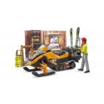 bruder Σαλέ Με Snowmobile Και Αναβάτη 63102 4001702631024