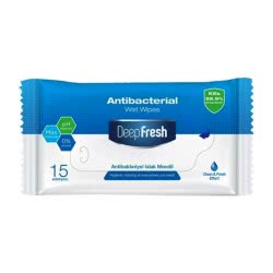 OEM Clean And Fresh Deepfresh Antibacterial Wet Wipes 15 Pieces 421 8681554613254