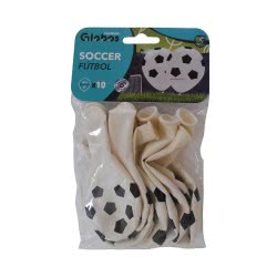 Globos Festival Balloons 10 Pieces Soccer Balls 11710 8421332117105