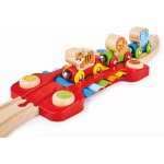 Hape Wooden Railway Set Rail Music And Monkeys E3825 6943478021747