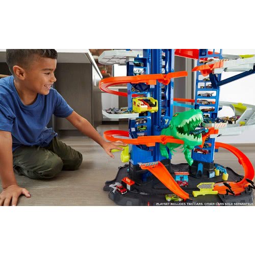Mattel Hot Wheels Απόλυτο Γκαράζ Με Ρομποδεινόσαυρο GJL14 887961813425