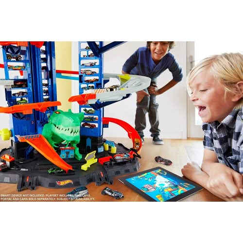 Mattel Hot Wheels Απόλυτο Γκαράζ Με Ρομποδεινόσαυρο GJL14 887961813425