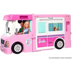 Mattel Barbie 3-In-1 Dreamcamper Vehicle And Accessories GHL93 887961796865