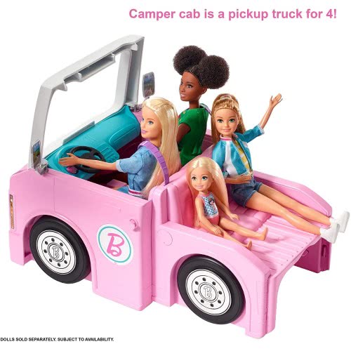 Mattel Barbie 3-In-1 Dreamcamper Vehicle And Accessories GHL93 887961796865