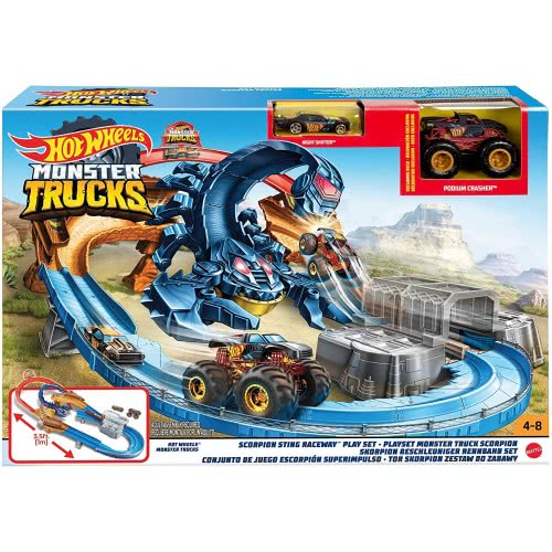 Mattel Hot Wheels Monster Trucks F2020 Tv Driver Playset GNB05 887961865851