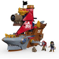 Mattel Imaginext: Shark Bite Pirate Ship DHH61 887961218985