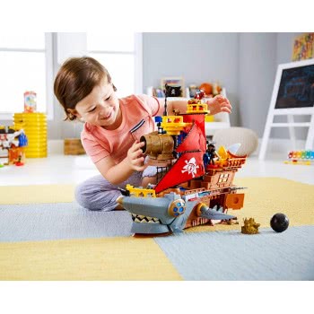 Mattel Imaginext: Shark Bite Pirate Ship DHH61 887961218985
