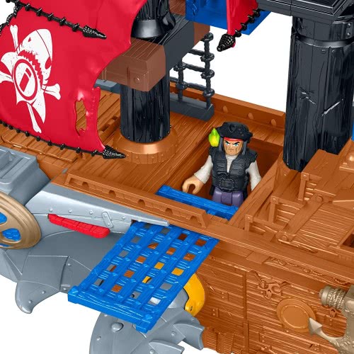 Mattel Imaginext: Shark Bite Pirate Ship DHH61 887961218985